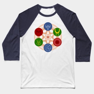 Witch, Warlock, Sorcerer Baseball T-Shirt